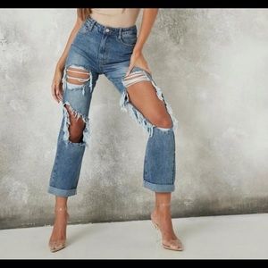 Misguided distressed jeans